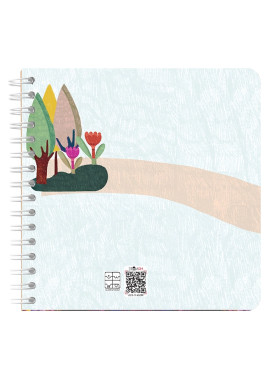 دفتر یادداشت مربع سیمی کد 34