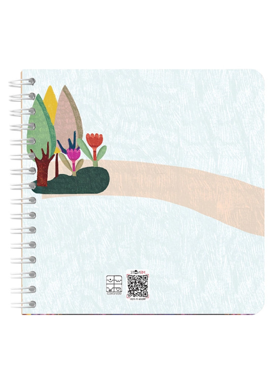 دفتر یادداشت مربع جلد سخت مسترنوت