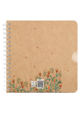 دفتر یادداشت مربع سیمی کد 35