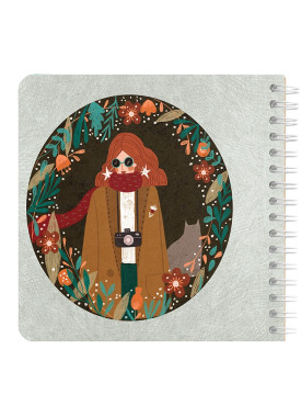 دفتر یادداشت مربع جلد سخت مسترنوت