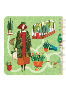 دفتر یادداشت مربع جلد سخت مسترنوت