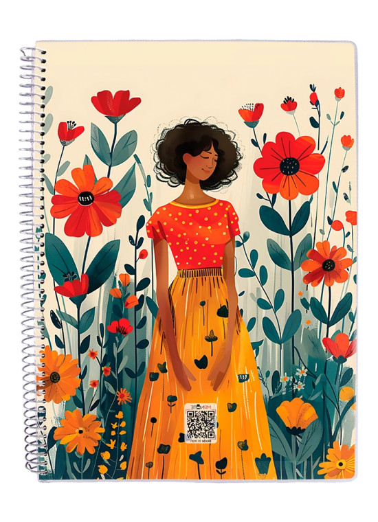 دفتر 50 برگ مجلد سیمی مسترنوت کد 59