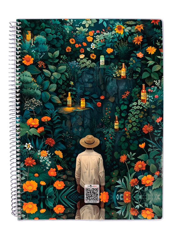 دفتر 50 برگ مجلد سیمی مسترنوت کد 59