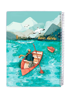 دفتر 50 برگ مجلد سیمی مسترنوت کد 59