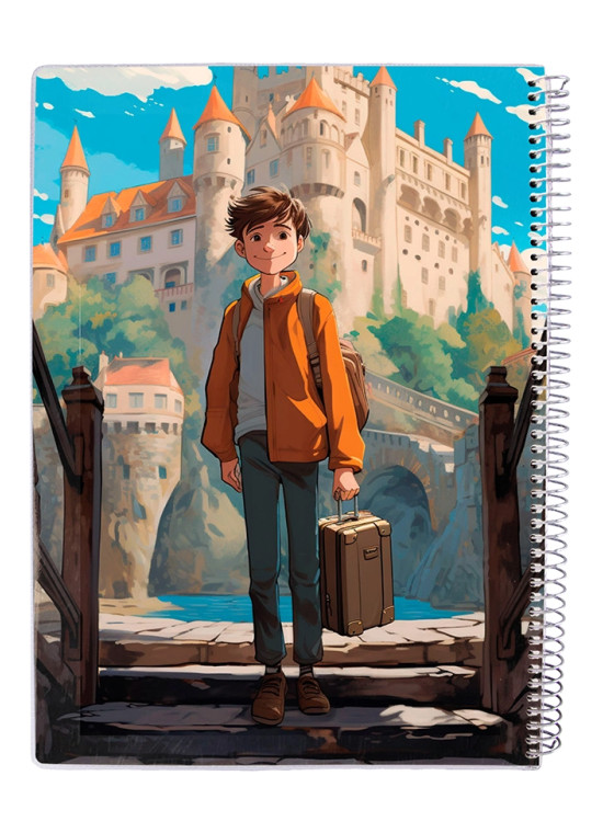 دفتر 50 برگ مجلد سیمی مسترنوت کد 59