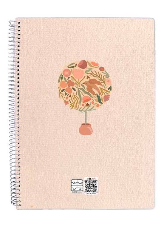 دفتر 50 برگ مجلد سیمی مسترنوت کد 59