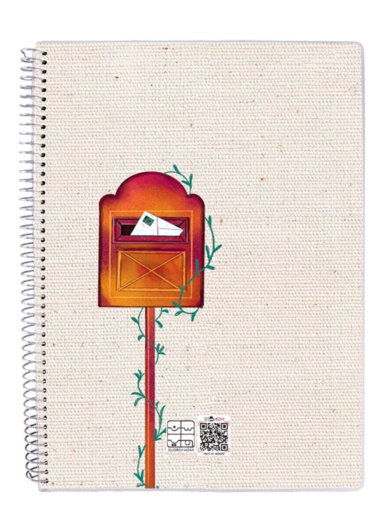 دفتر 50 برگ مجلد سیمی مسترنوت کد 59