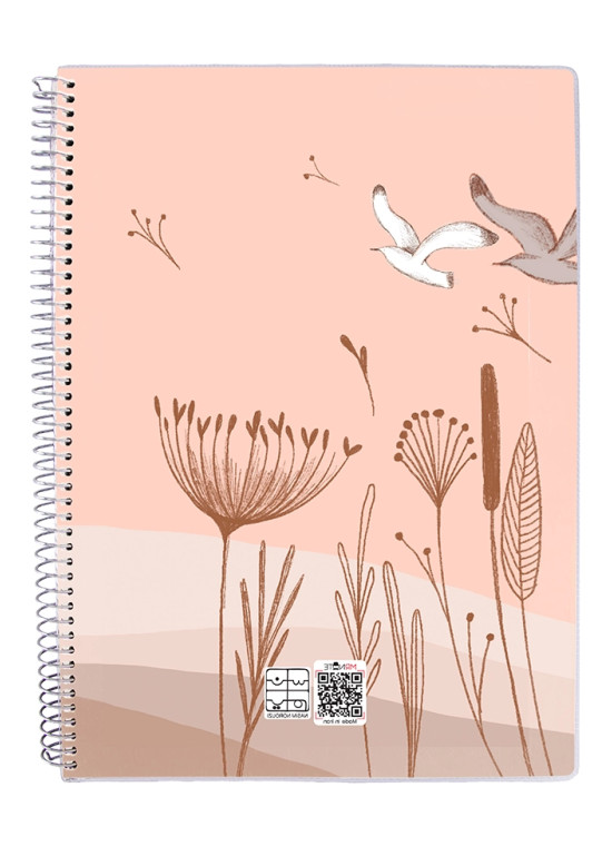 دفتر 50 برگ مجلد سیمی مسترنوت کد 59