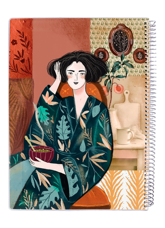 دفتر 50 برگ مجلد سیمی مسترنوت کد 59