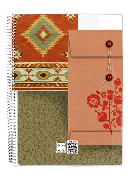 دفتر 50 برگ مجلد سیمی مسترنوت کد 59