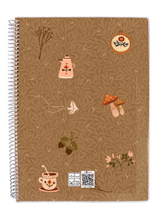 دفتر 50 برگ مجلد سیمی مسترنوت کد 59