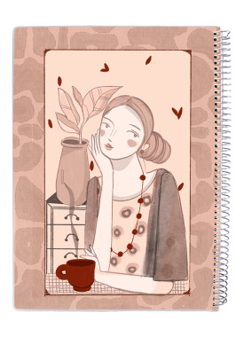 دفتر 50 برگ مجلد سیمی مسترنوت کد 59