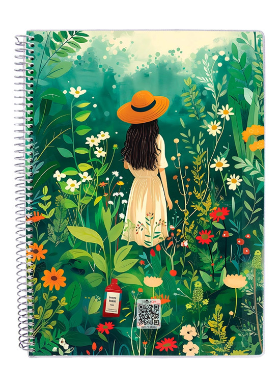 دفتر 100 برگ مجلد سیمی مسترنوت