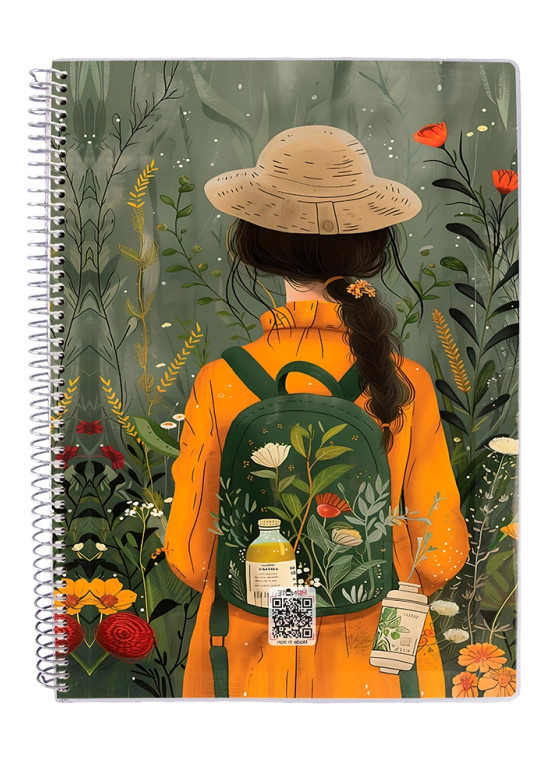 دفتر 100 برگ مجلد سیمی مسترنوت