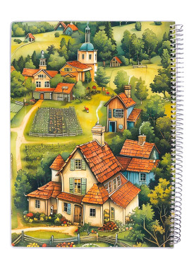 دفتر 100 برگ مجلد سیمی مسترنوت