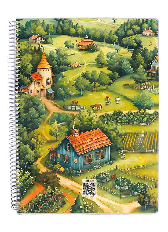 دفتر 100 برگ مجلد سیمی مسترنوت