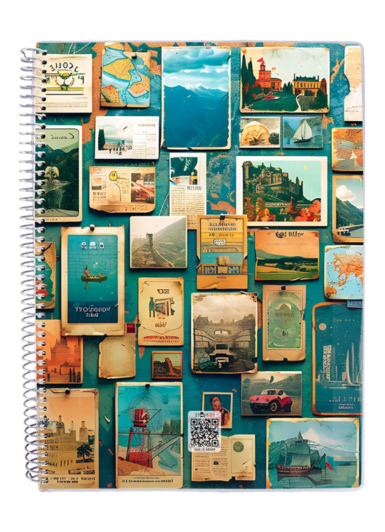 دفتر 100 برگ مجلد سیمی مسترنوت