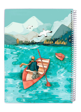 دفتر 100 برگ مجلد سیمی مسترنوت