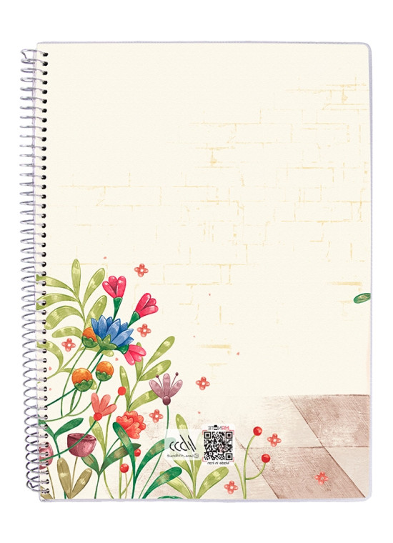 دفتر 100 برگ مجلد سیمی مسترنوت