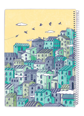 دفتر 100 برگ مجلد سیمی مسترنوت