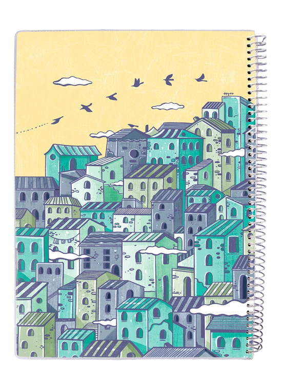 دفتر 100 برگ مجلد سیمی مسترنوت