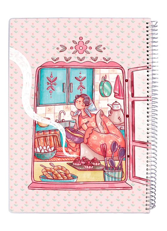 دفتر 100 برگ مجلد سیمی مسترنوت