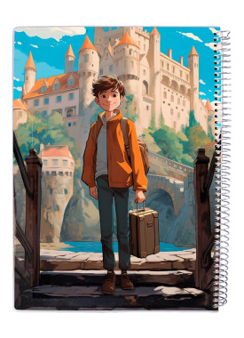 دفتر 100 برگ مجلد سیمی مسترنوت