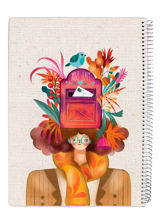 دفتر 100 برگ مجلد سیمی مسترنوت