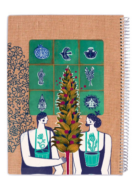 دفتر 100 برگ مجلد سیمی مسترنوت