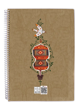 دفتر 100 برگ مجلد کد 108