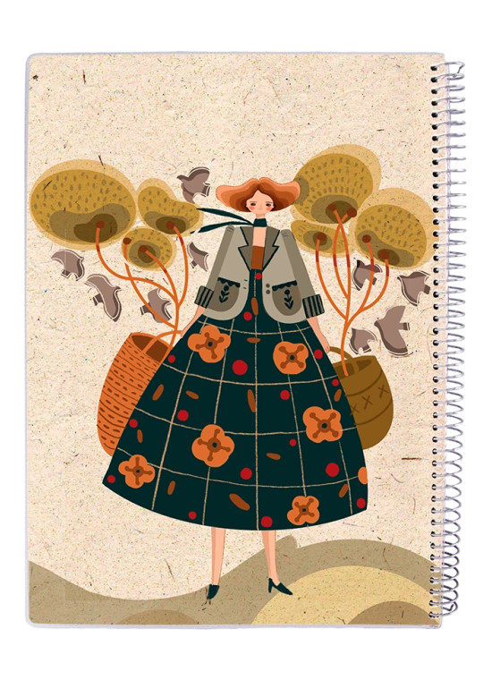 دفتر 100 برگ مجلد سیمی مسترنوت