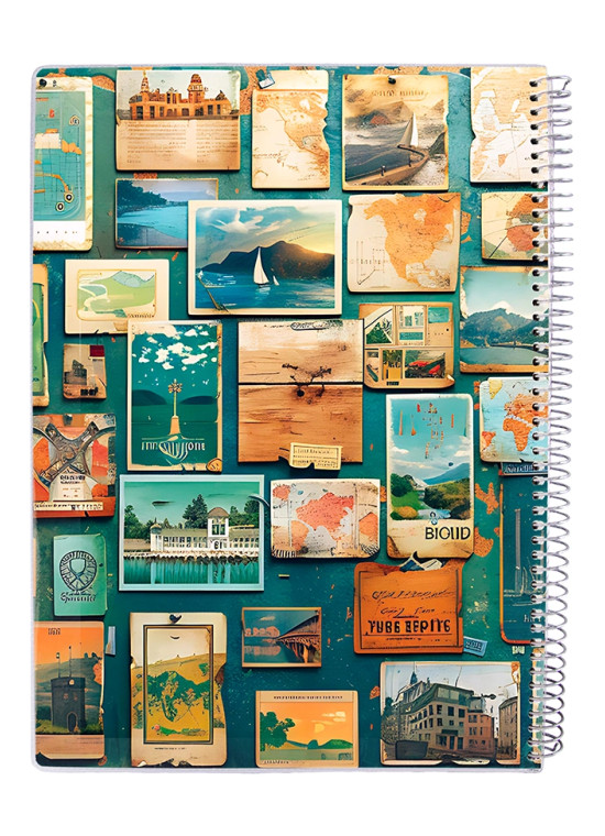 دفتر 100 برگ مجلد سیمی مسترنوت