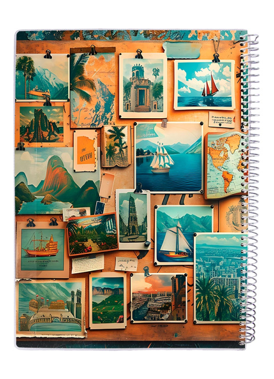 دفتر 50 برگ مجلد سیمی مسترنوت کد 59