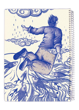 دفتر 100 برگ مجلد سیمی مسترنوت