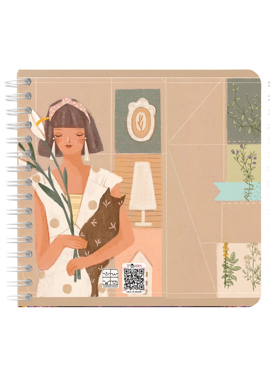 دفتر یادداشت مربع جلد سخت مسترنوت