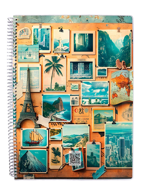 دفتر 80 برگ مجلد سیمی مسترنوت