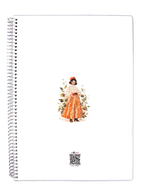 دفتر 80 برگ مجلد سیمی مسترنوت