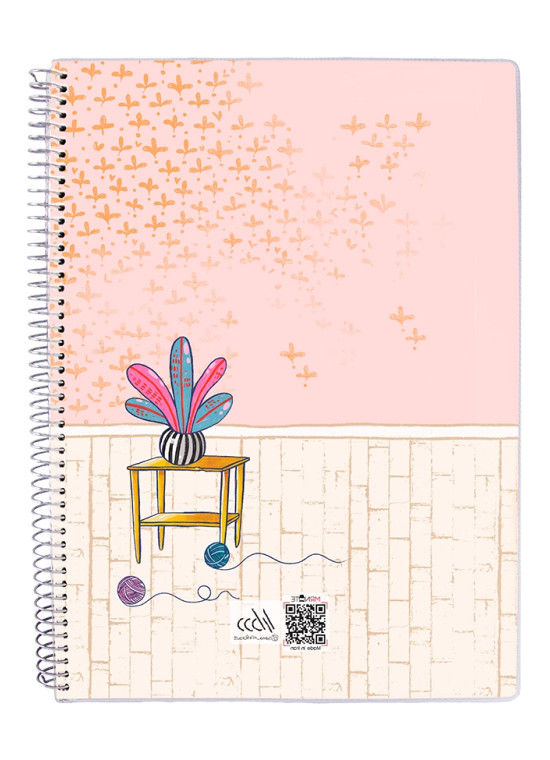 دفتر 80 برگ مجلد سیمی مسترنوت