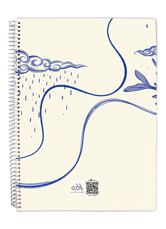 دفتر 80 برگ مجلد سیمی مسترنوت