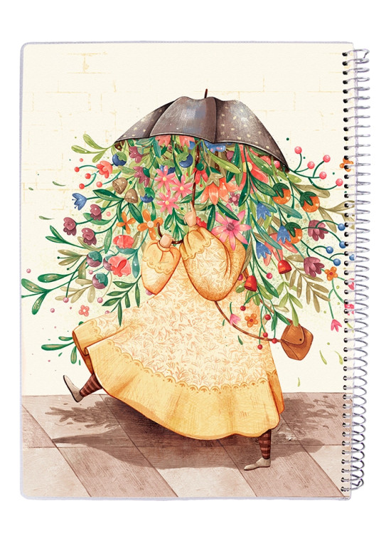 دفتر 80 برگ مجلد سیمی مسترنوت