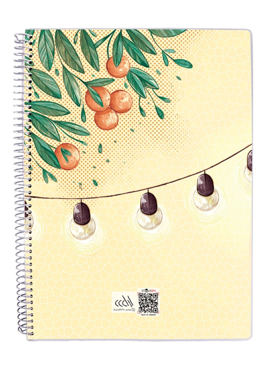 دفتر 80 برگ مجلد سیمی مسترنوت