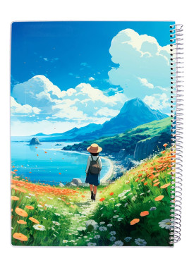 دفتر 80 برگ مجلد سیمی مسترنوت