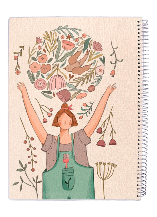 دفتر 80 برگ مجلد سیمی مسترنوت