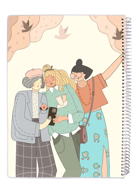 دفتر 80 برگ مجلد سیمی مسترنوت