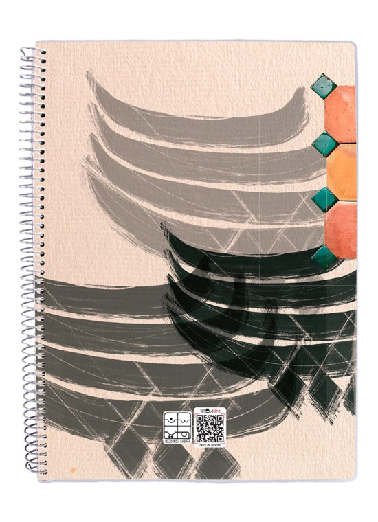 دفتر 80 برگ مجلد سیمی مسترنوت