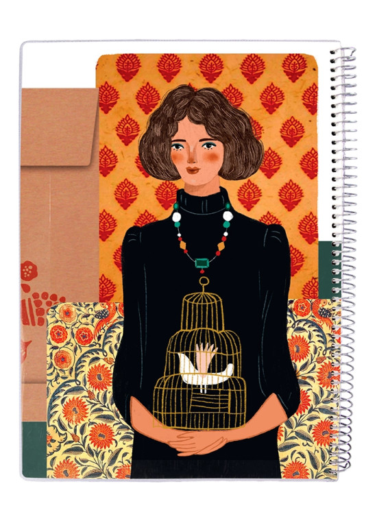 دفتر 80 برگ مجلد سیمی مسترنوت