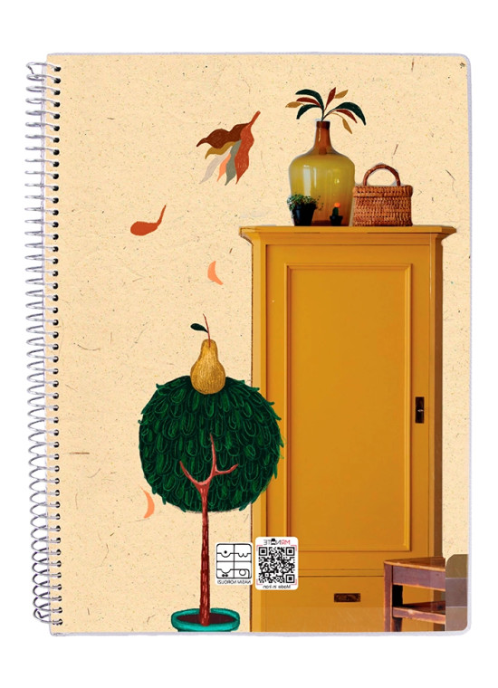 دفتر 80 برگ مجلد سیمی مسترنوت