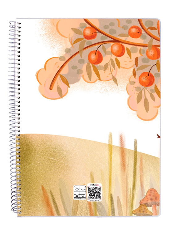 دفتر 80 برگ مجلد سیمی مسترنوت