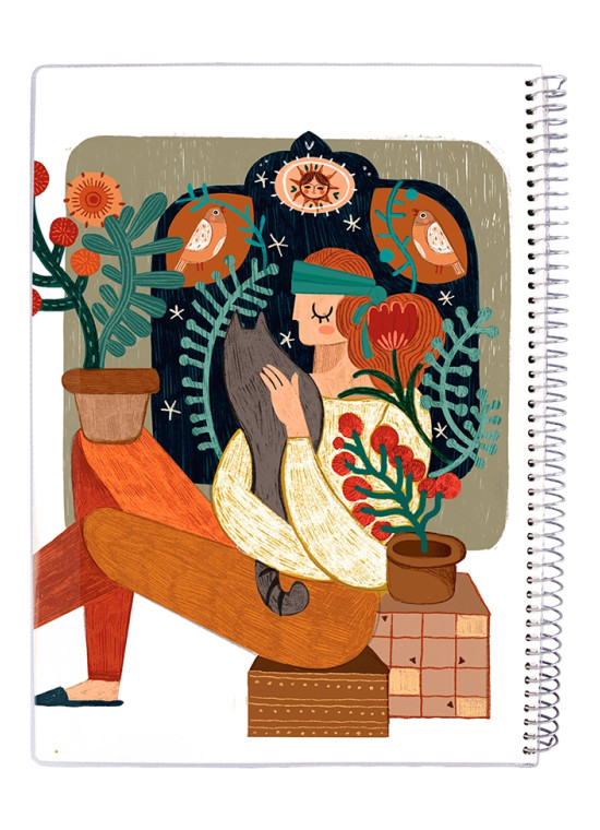 دفتر 80 برگ مجلد سیمی مسترنوت