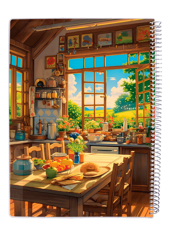 دفتر 80 برگ مجلد سیمی مسترنوت